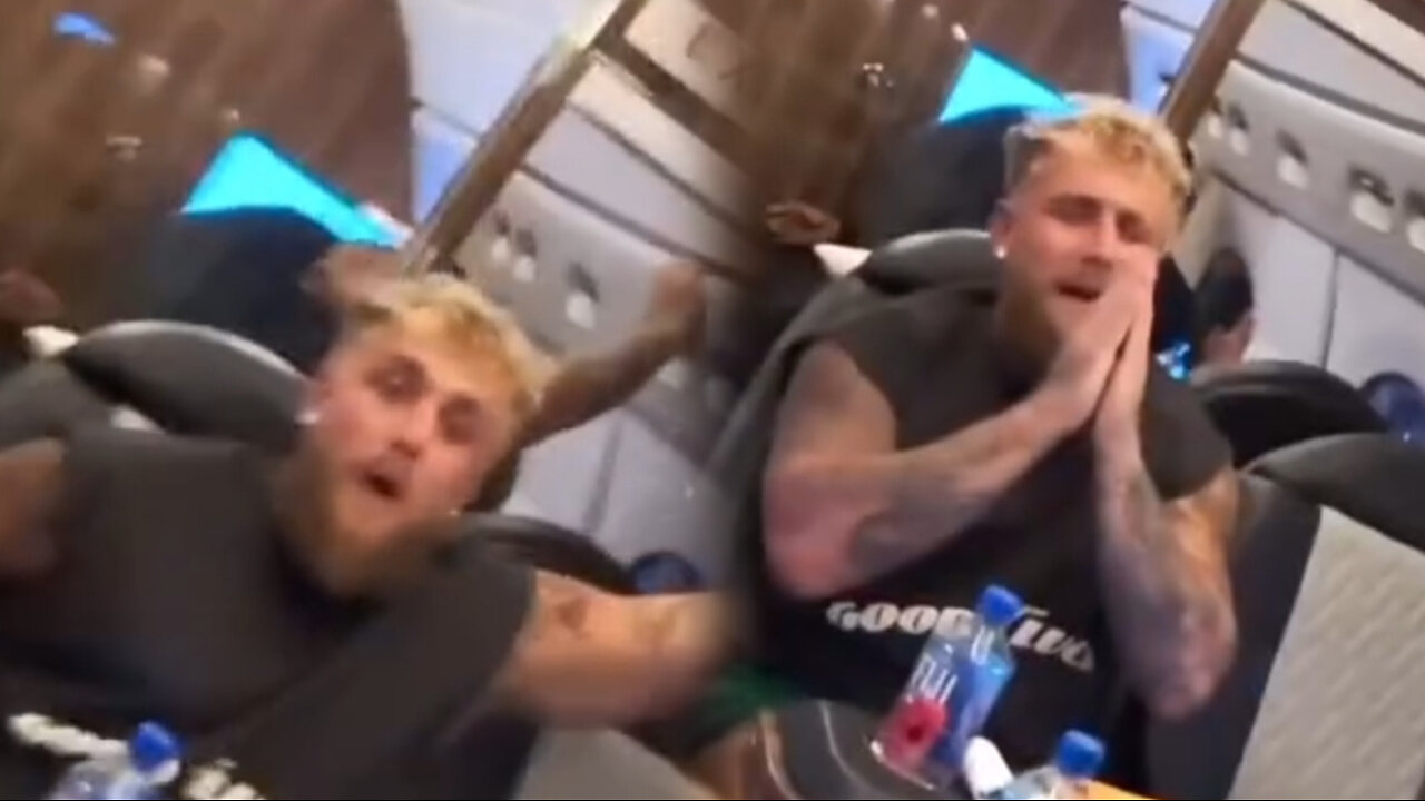 Jake Paul's private jet gets hit by lightning mid air