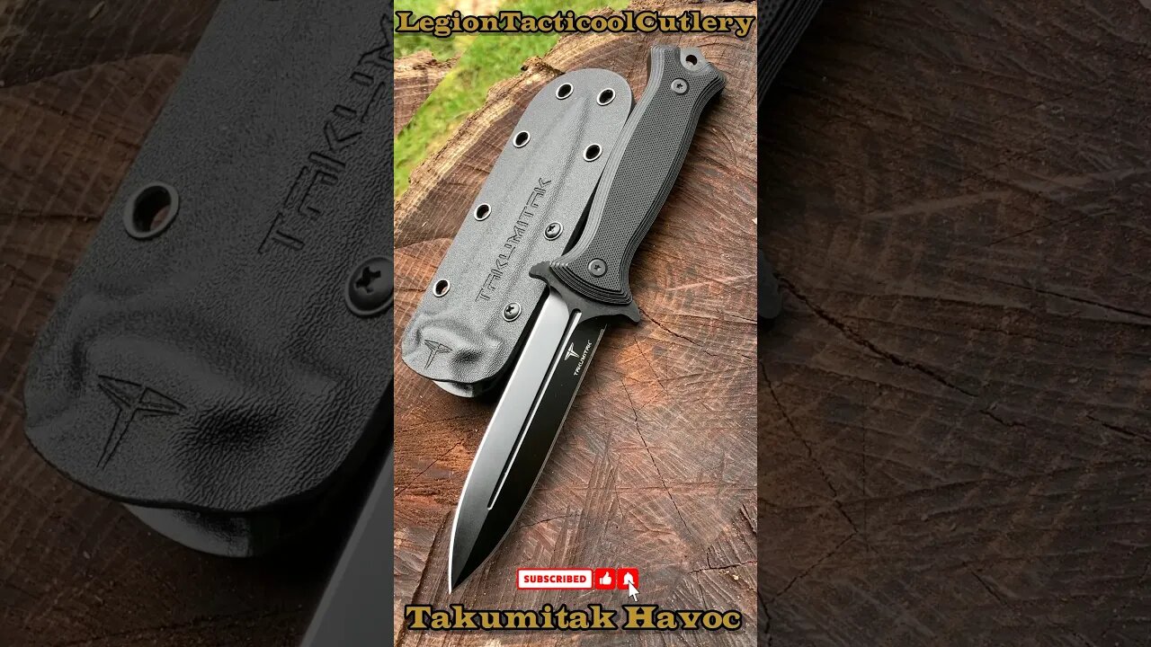 Takumitak Havoc combat/fighting dagger! The dogs have been set loose! #survivalknife #huntingknife