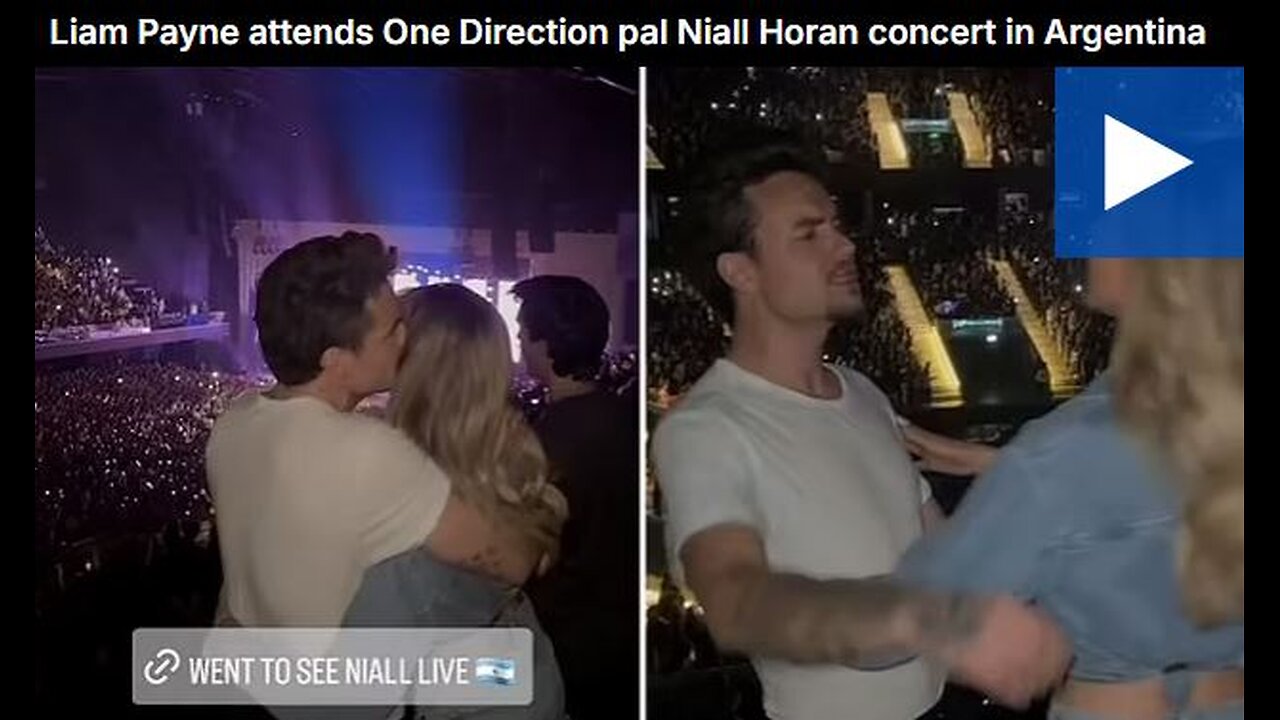 Liam Payne attends One Direction pal Niall Horan concert in Argentina