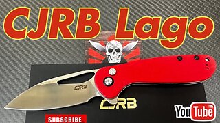 CJRB Lago button lock flipper !!