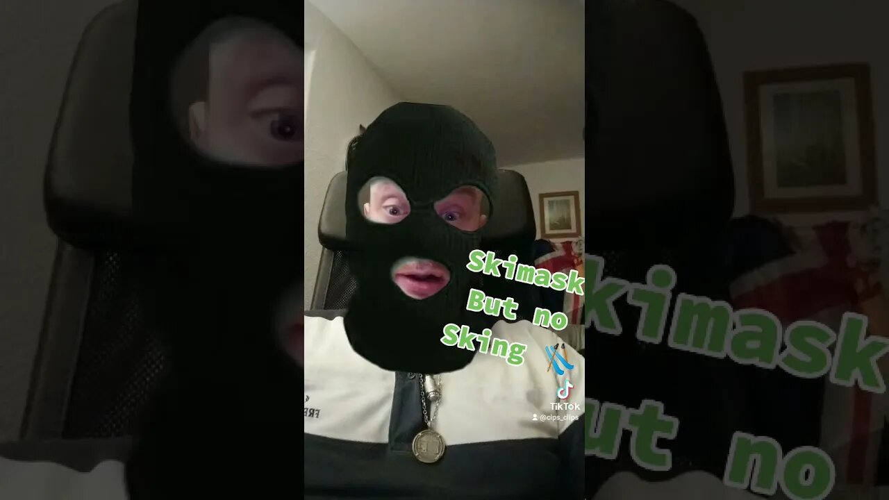 Skimask But No Sking 🎿 #glasgow #uk #scotland #sking