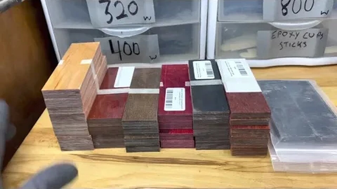 A veritable plethora of dymalux handle wood