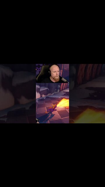 Crash And Then Victory #spyro #spyroreignitedtrilogy #scandinavianwolf #spyrothedragon #shorts