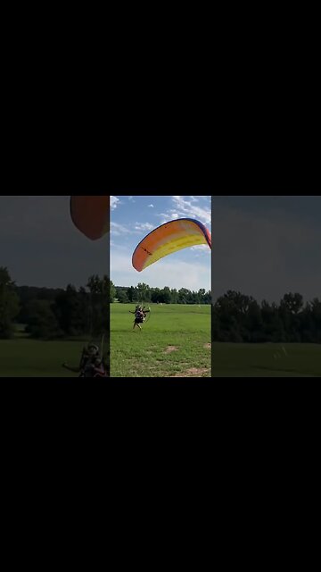 How to Nil Wind Forward inflate and launch #paramotor #flying #paramotoring