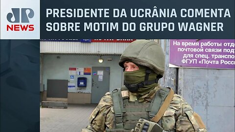 Zelensky após mercenários traírem Putin: “A fraqueza da Rússia é óbvia”