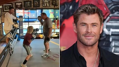 Chris Hemsworth’s Son Learns Boxing Skills