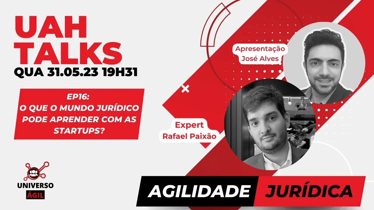 #UAHTALKs #AgilidadeJurídica EP16 Mundo Jurídico e Startups