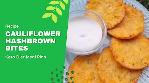 Recipe How to Make Cauliflower Hashbrown Bites