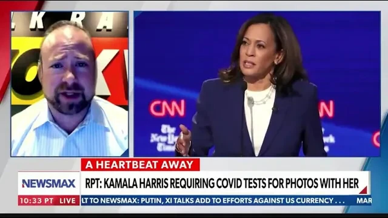 Ari reacts to Kamala Harris requiring COVID tests if people wish to take photos with her