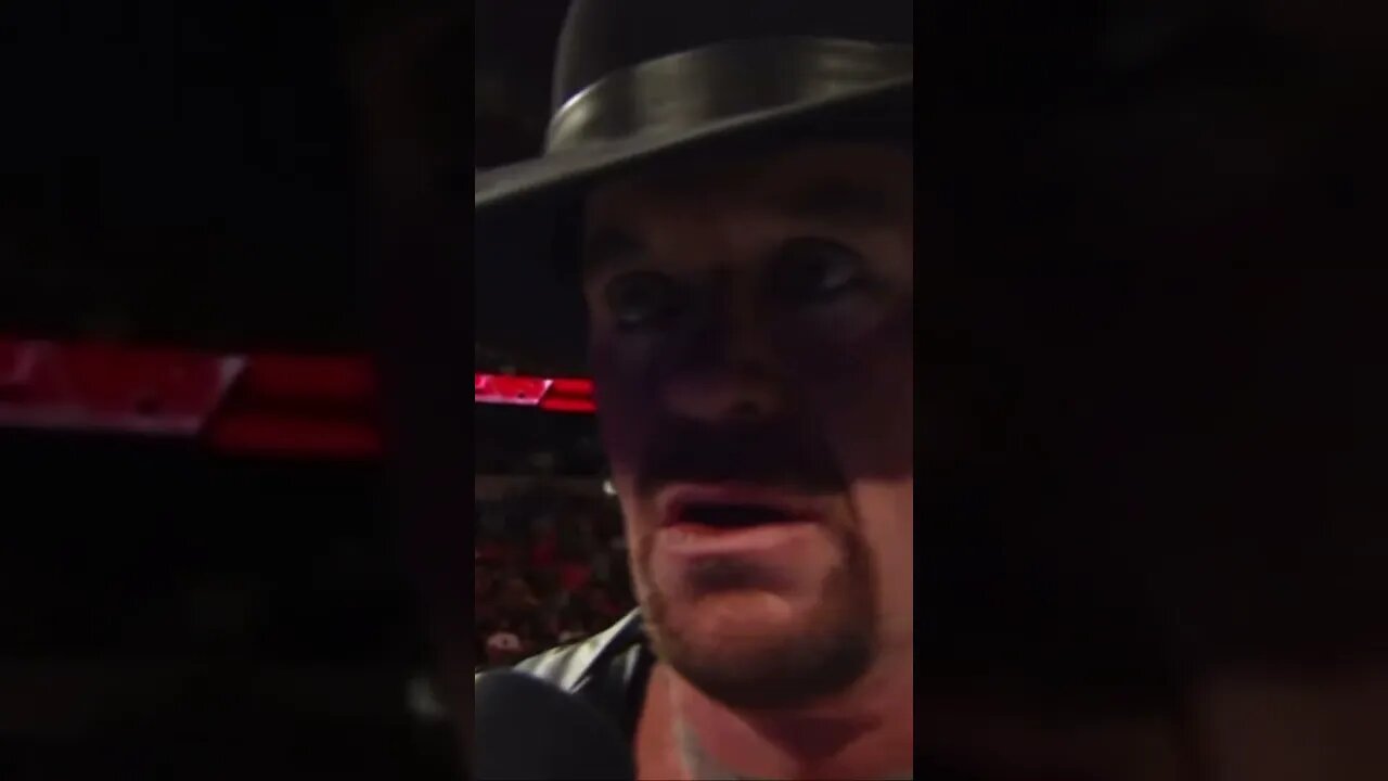 The Undertaker calls out brock lesnar ! #wwe #shorts