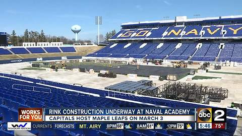 NHL turning Navy's stadium into outdoor ice rink