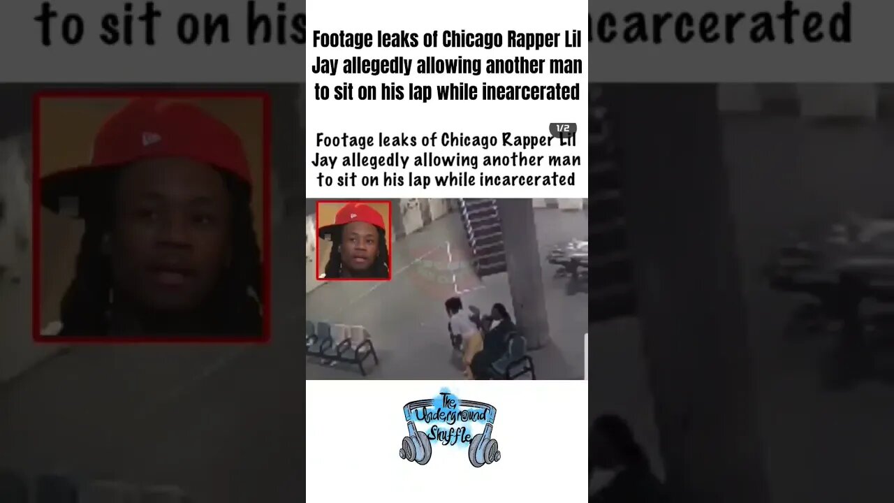 Footage leaks of #Chicago Rapper #LilJay allegedly allowing another man sit on his lap #inearcerated