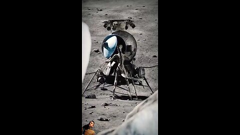 UFO on moon