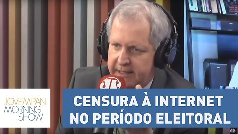 Augusto Nunes repudia medida de censura à internet no período eleitoral: "Eu vou ignorar essa lei"