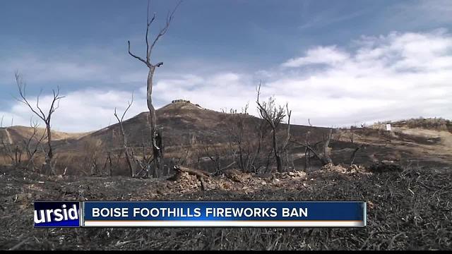 Boise Fire Alert: Fireworks ban in foothills