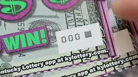 GOOD WINNING $20 Lottery Ticket Scratch Off from Kentucky!