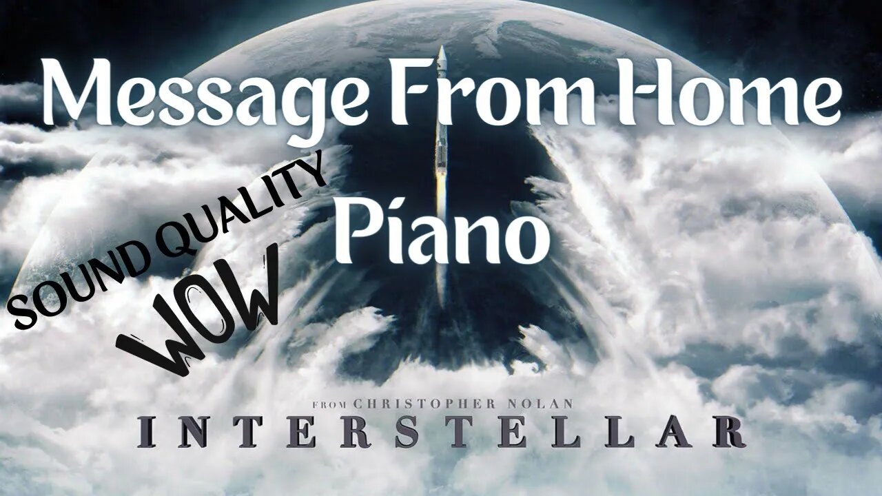 Interstellar Message From Home | Piano Tutorial Hans Zimmer