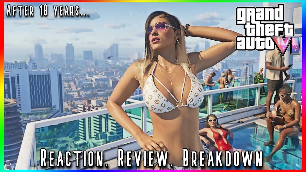 AFTER 10 YEARS FOLKS... We still wait 2 more - GTA VI Trailer 1 Reaction, Review, Breakdown