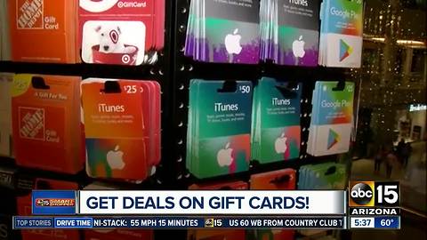 Get great deals on gift cards this holiday season