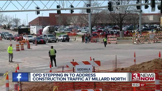 OPD stepping in to address construction traffic at near Millard North High School