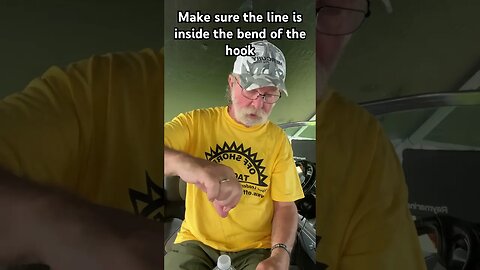 How to remove a hook from yourself while still on the water! #fishing #freshwaterfish #lakeerie
