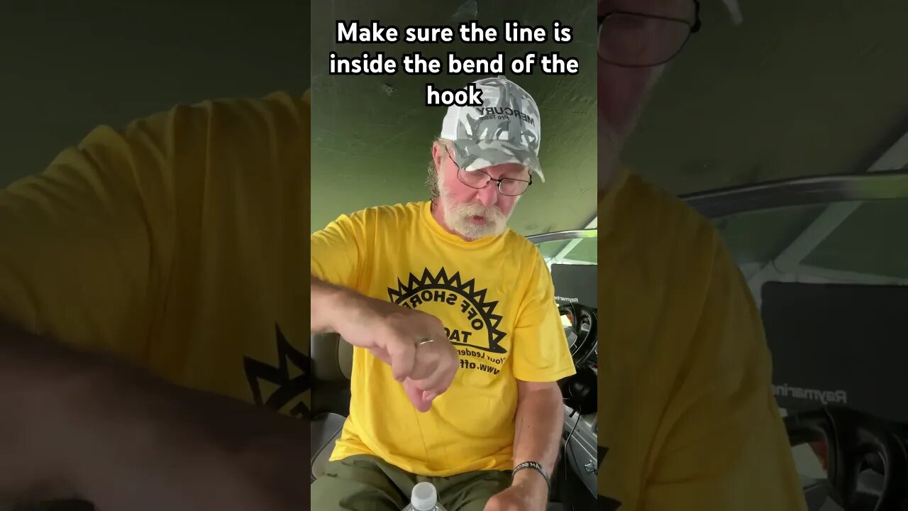 How to remove a hook from yourself while still on the water! #fishing #freshwaterfish #lakeerie