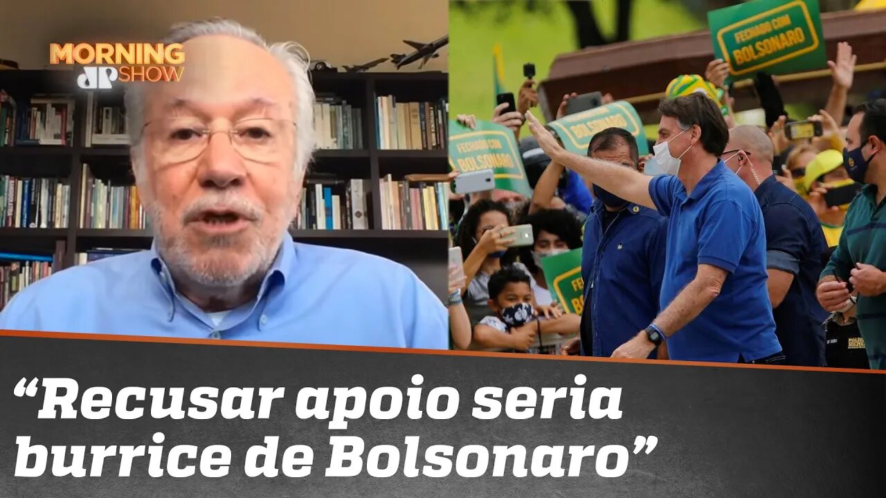 Bolsonaro deveria desestimular manifestações? "Só se fosse muito burro", diz Alexandre Garcia