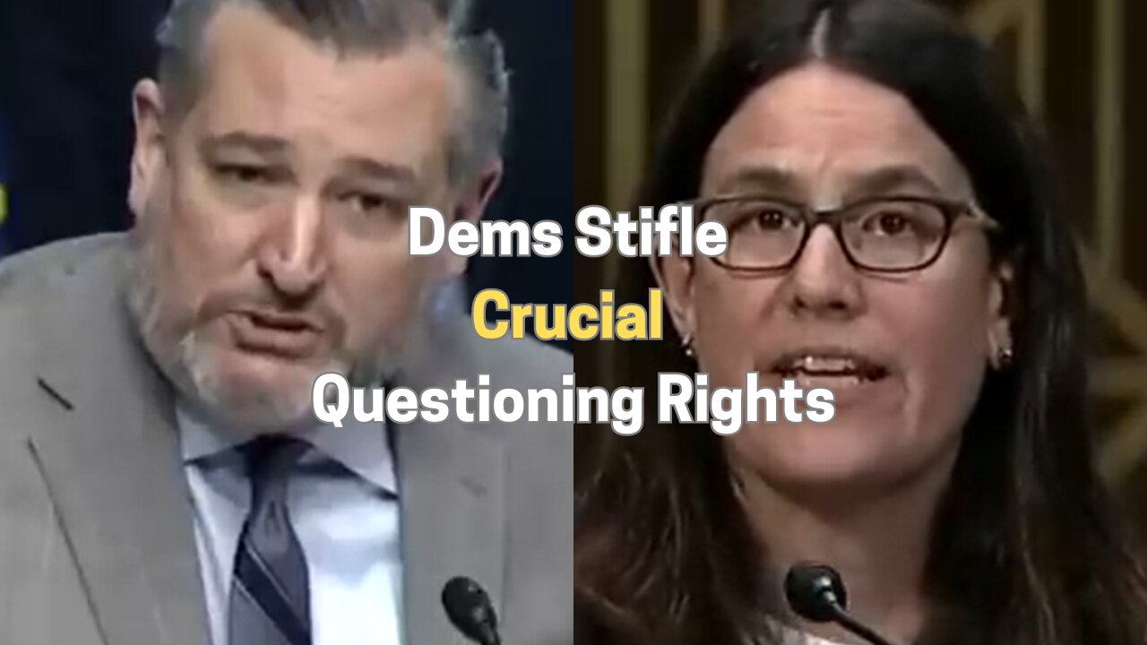 Democrats Stifle Crucial Questioning Rights! What are they trying to hide?