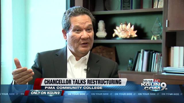 PCC Chancellor details restructuring plan