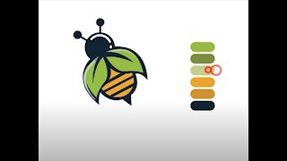 Bee logo design