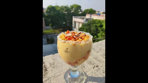 Fruit Trifle | Rusk and Almond Crunch | Dessert | Detailed video | Home Grill