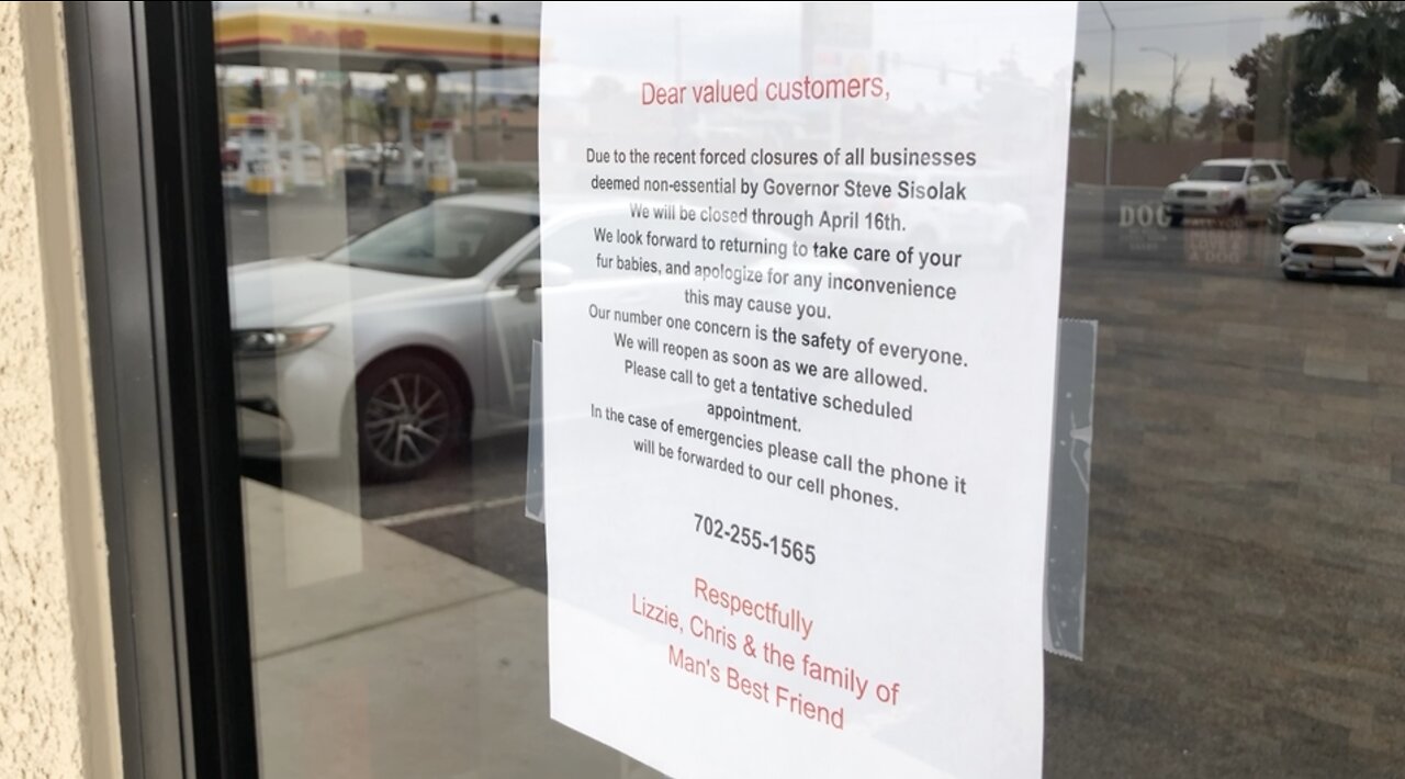 Nonessential Vegas businesses close for 30 days; emotions felt across valley