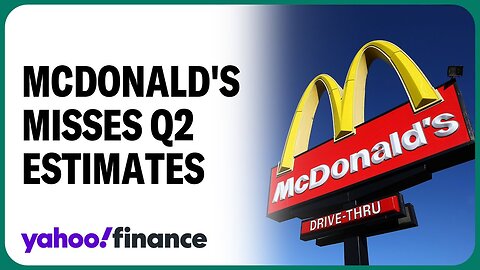 McDonald's misses Q2 estimates as consumers pull back on spending| CN ✅