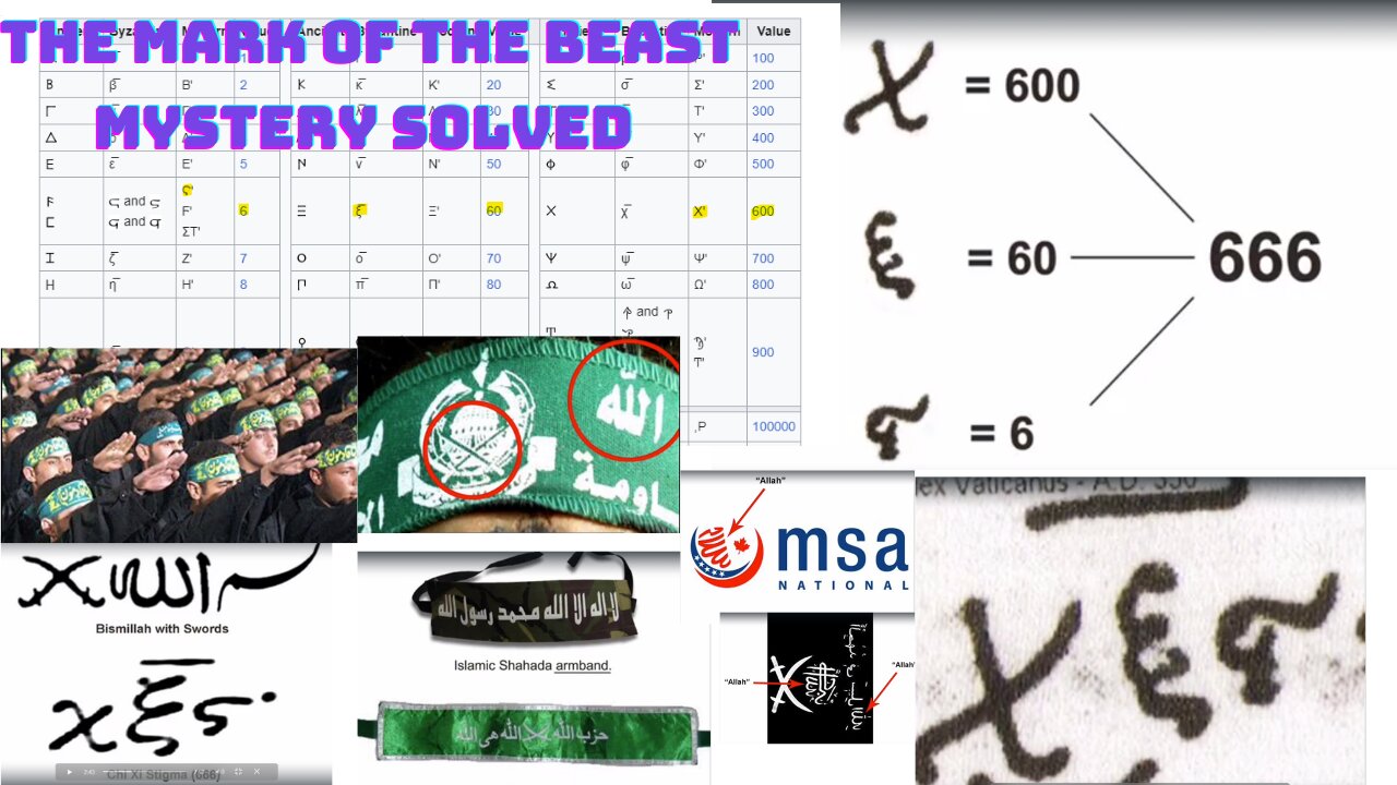 The mark of the beast puzzle solved