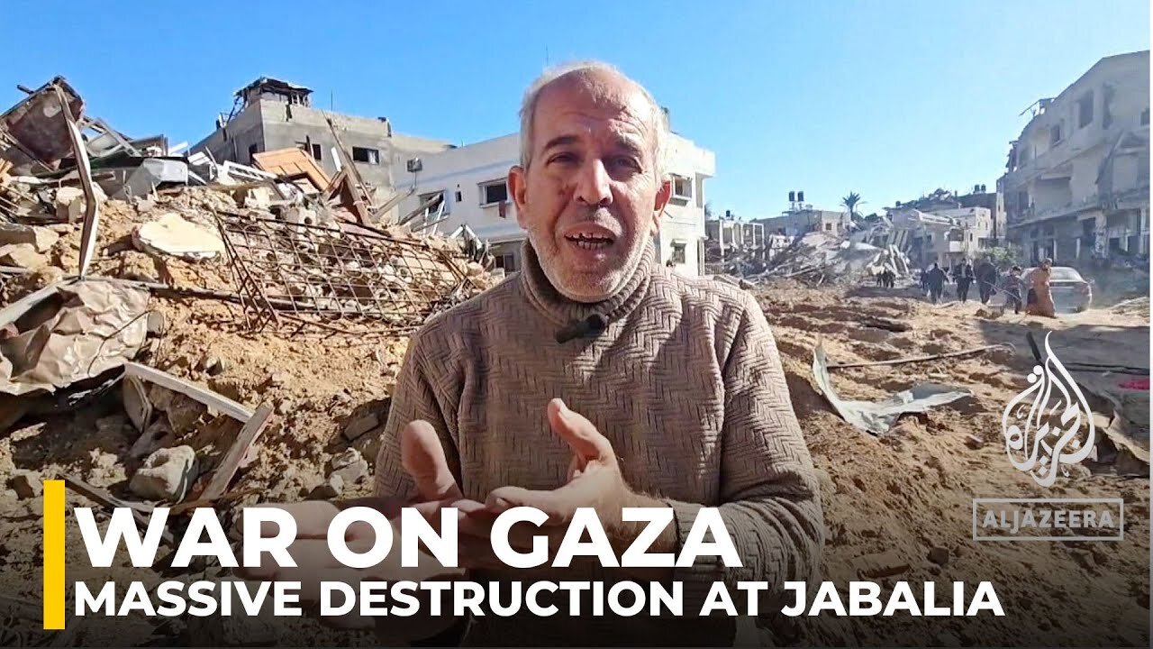 'Massive destruction' after Israeli attacks in Jabalia