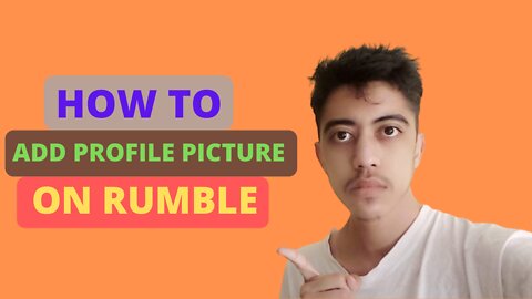 How To Add a profile picture On Rumble