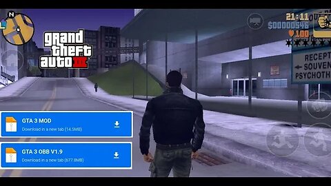 GTA 3 Apk + Obb + MOD Android v1 12 Free Downlod