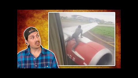 Man does the UNTHINKABLE right before takeoff