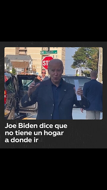 Biden afirma que su viaje a la playa “no son vacaciones”
