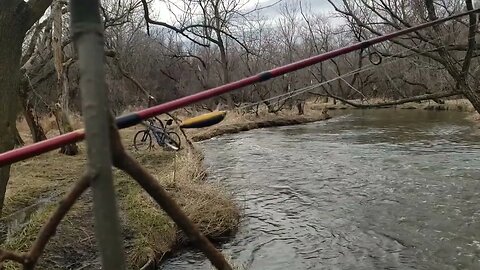 Fishing the Bode lake stream part 1 of 2