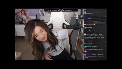 Pokimane laughs at rude comments