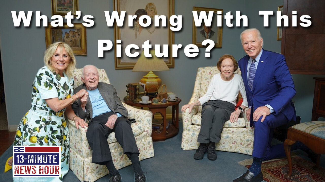 Mixed Message? GIANT Joe Biden Poses 'Mask Free' with 96-year-old Jimmy Carter | Ep. 357