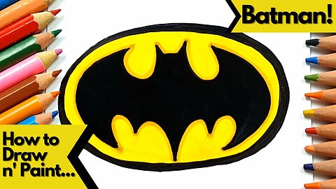 How to Draw and Paint the Batman Logo