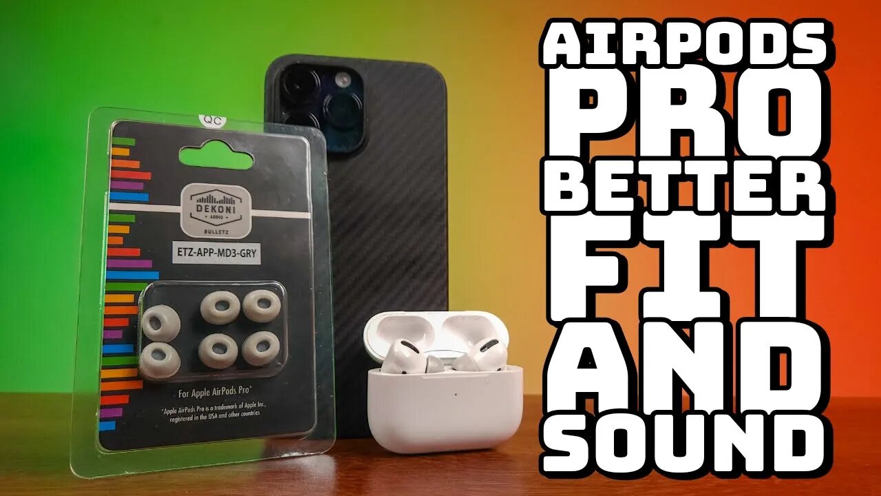 Make Your AirPods Pro Fit Better and Sound Great Dekoni Audio Foam Eartips