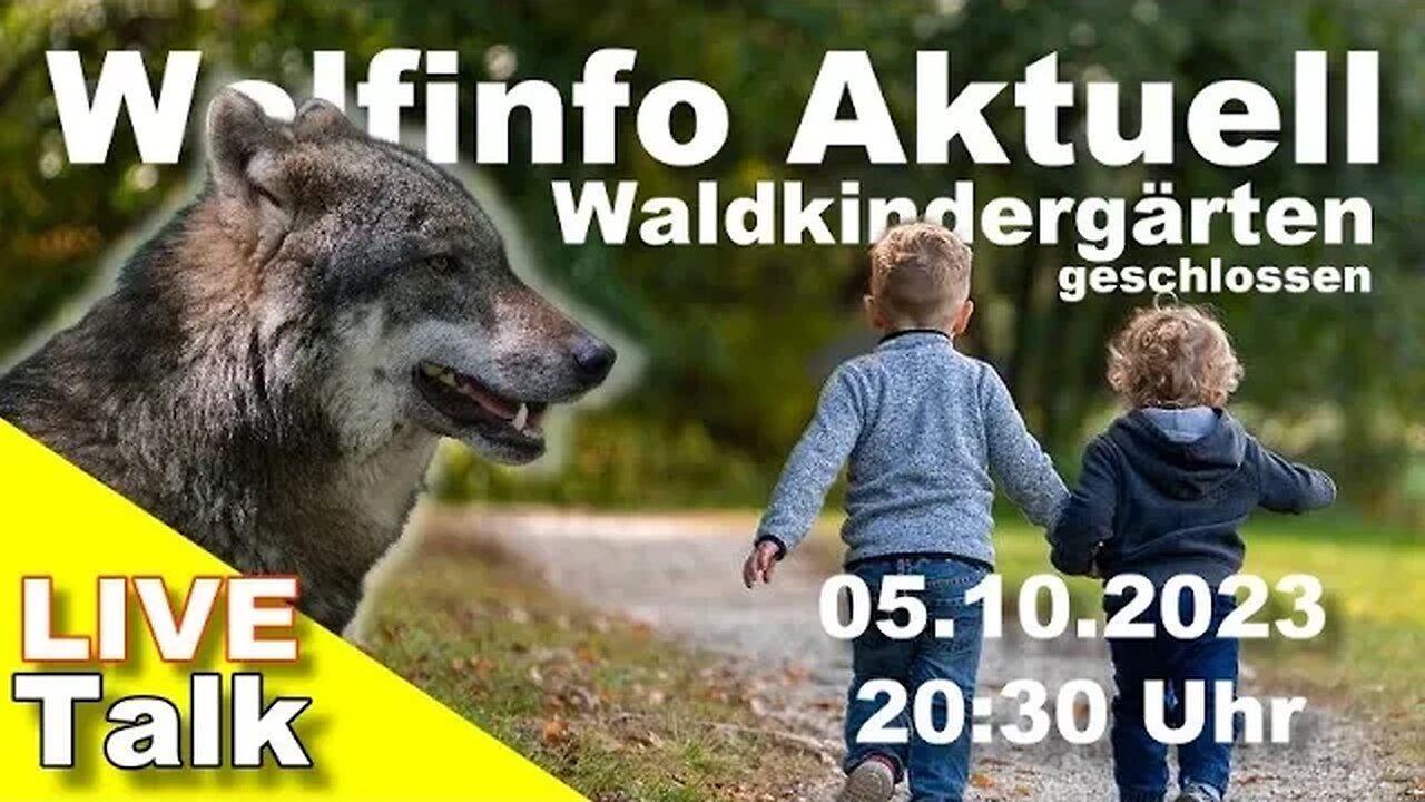 Wolfinfo Aktuell LIVE Talk ( Wölfe: Waldkindergärten bleiben geschlossen )