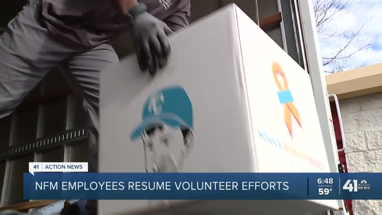 NFM employees resume volunteer efforts