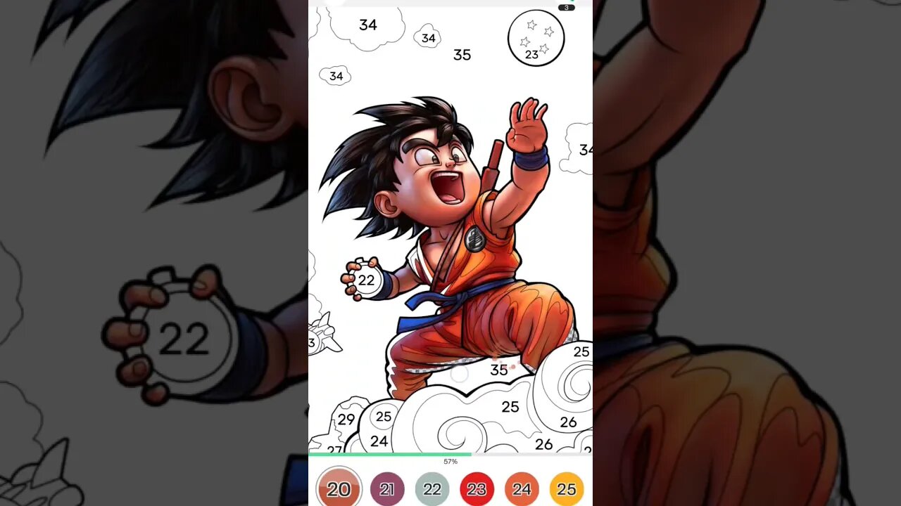 Goku art colouring If you like then please subscribe to my #goku #animeart #subscribe #views