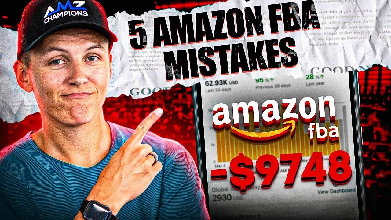 Amazon FBA Tips For Beginners: 5 Mistakes To AVOID!