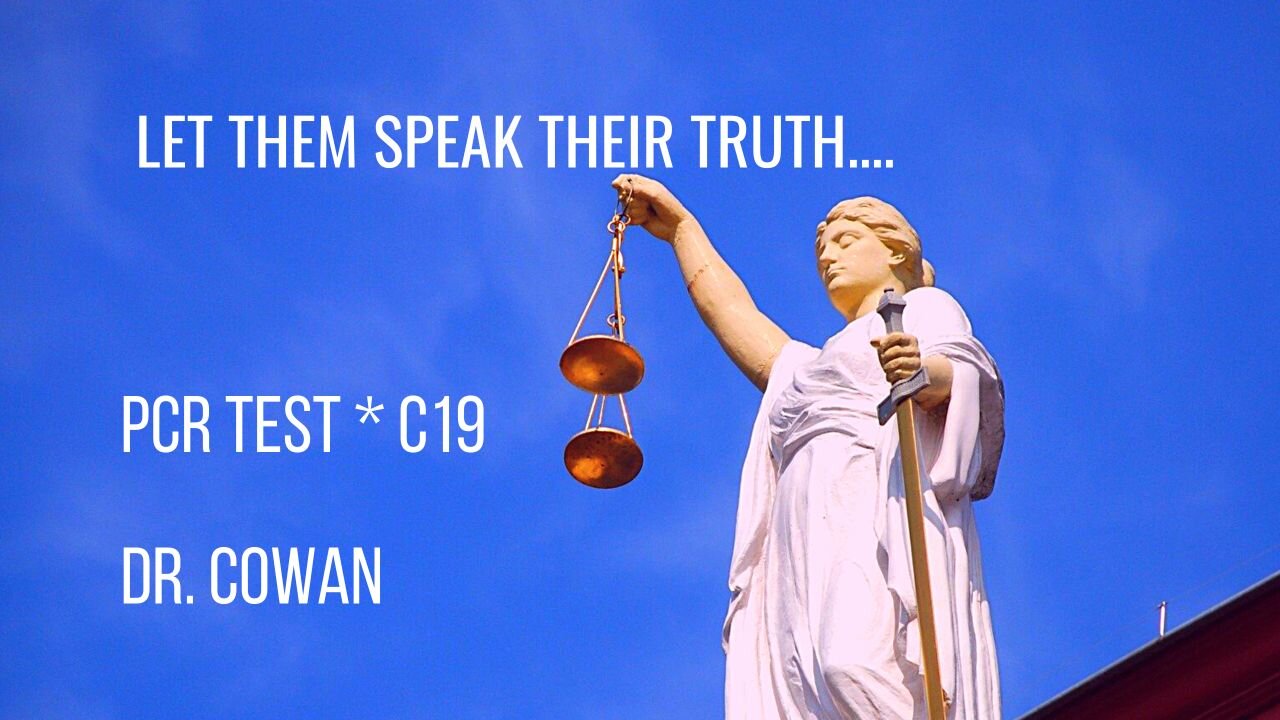C-19 PCR TEST INFO? - Dr. Thomas Cowan explains it so clearly, you can share with friends & family