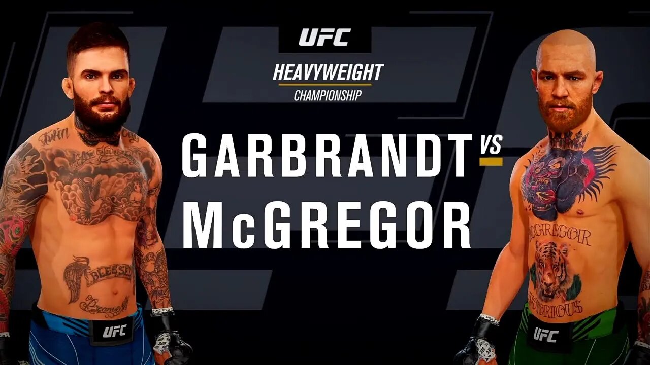 EA Sports UFC 4 Gameplay Conor McGregor vs Cody Garbrandt